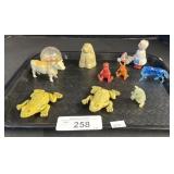Lot Of Plastic Animal Toys.