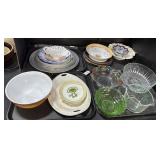 Lot Of Bowls, Plates, & Serving Trays.