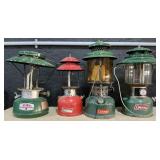 4 Coleman & Thermos Lanterns.