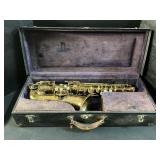 Buescher Elkhart IND Saxophone With Case.
