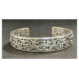 Sterling Silver Cuff Bracelet.