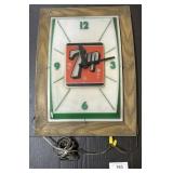7UP Advertising Lighted Clock.