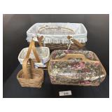 5 Various Longaberger Baskets.