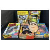 5 Vintage Halloween Costumes, Star Trek Mask.