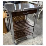Stainless Top Kitchen Cart.