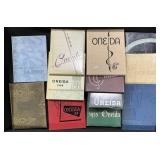 12 Yearbooks, Ligonier, Lewisburg & Danville High.