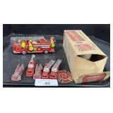 Vintage Fire Truck Toys.
