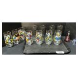 Smurf Character Glasses, Libbey Atomic Glasses.