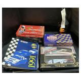 Racing Models, Davey Allison Bottle, Card Binders.