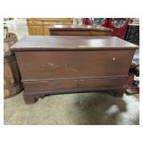 Antique Pine Dovetailed Chest.