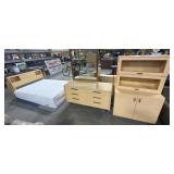 Mid Century Modern Creamsicle Bedroom Suite.