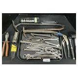 Crow Bars, Combination & Allen Wrenches, Sockets.
