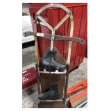 Vtg Runner Sled & Ice Skates.