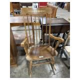 Hitchcock Style Maple Rocker.