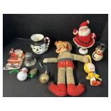 Vintage Christmas Decor, Japan Figures, Elves.