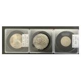 1867 Shield Nickel, Statue Of Liberty Coin,