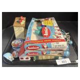 Vintage Christmas Ornaments & Lights.