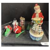 Vintage Christmas Toys, Santa & Ornaments.