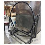 Circular, Rolling Firewood Rack.