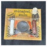Antique Black Americana Minstrel Zulu Face Paint.