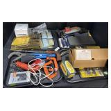 Clamps, Saws, Hot Glue Gun W/Glue, Pliers.