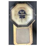 Pabst Blue Ribbon Clock & Light.