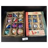 Glass Christmas Ornaments, Shiny Brite, Fantasia.