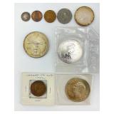 1 Oz .999 & 925 Rounds, 80% & 925 Foreign Coins.