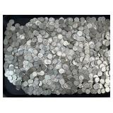 1,203 90% Silver Roosevelt Dimes.