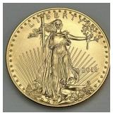1Oz .999 Fine Gold 2016 Gold Eagle 50 Dollar Coin