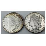 High Grade 90% Silver 1881-O & 1881-S Morgan $1.