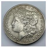 High Grade 90% Silver 1904 Morgan $1.