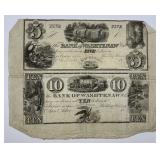Rare 1830s Bank Of Washtenaw Note.