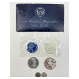 .999 Silver, 90% Silver Morgan, 40% Eisenhower.