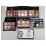 4 1981, 1970,1979,1999 U.S. Proof Coin Sets