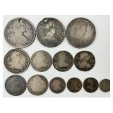 90% Silver Spanish Empire Reales.
