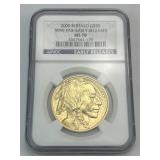 1Oz Fine Gold NGC Slab 2009 American Buffalo $50