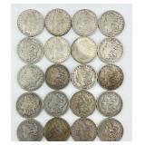 20 90% Silver 1879-1921 Morgan $1.