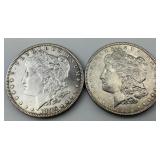 High Grade 90% Silver 1896 & 1903 Morgan $1.