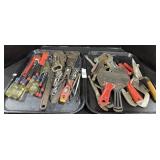 Screwdrivers, Wrenches, Scrapers.