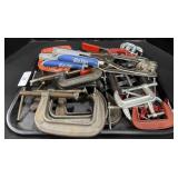 Large Lot Of Clamps.