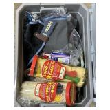 Zip Ties, Blankets, Dish Soap, WD-40.