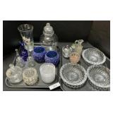 EAPG Glass & Crystal, Bowls, Vases & Bells.