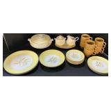 Century Service Autumn Gold Dinnerware Set.