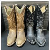 2 Pairs Cowboy Boots.