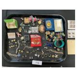 Costume Jewelry, Stamps, Mary Kay, Avon, Earrings.