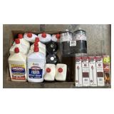 Lighter Fluid, Propane Fuel, Long Matches.