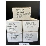 1992-1994 Score & Upper Deck Hockey Trading Cards.