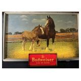 Budweiser Beer Adv Lighted Sign.