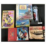NOS Mickey Mouse Toys, Car Model, Wind Up Toy.